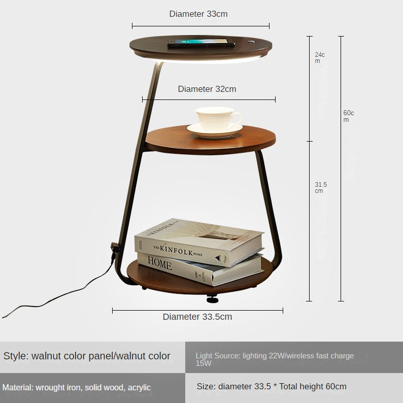 Nordic Minimalist Floor Lamp with Wireless Charging | Modern Design | Adjustable Height | Home Decor