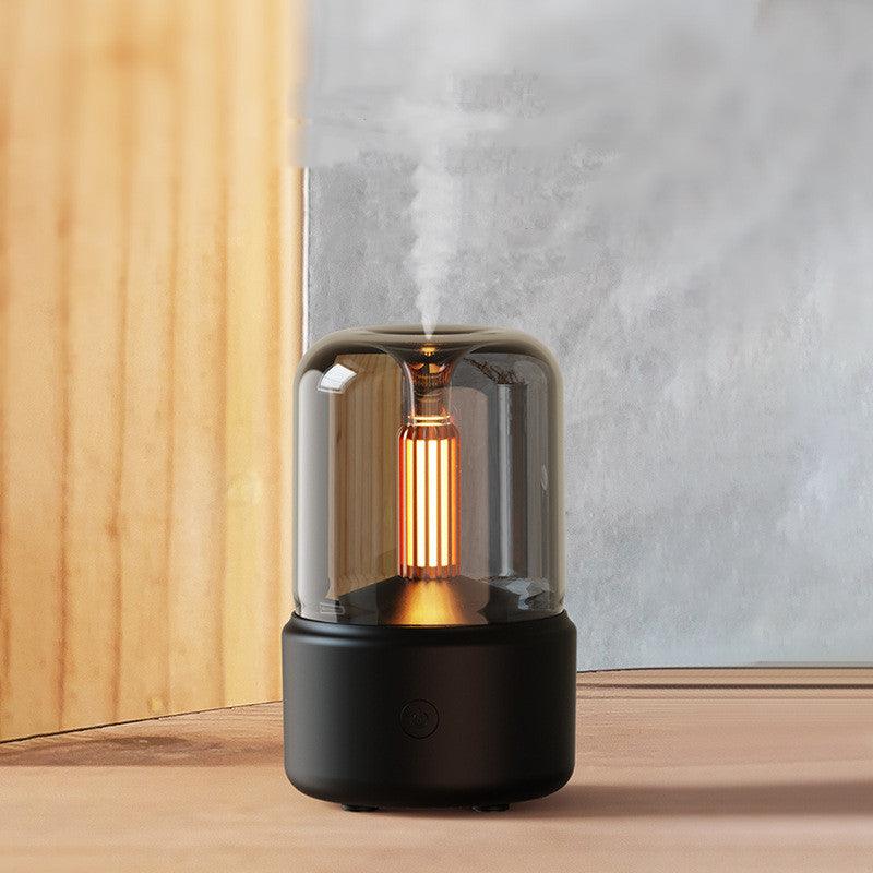 Atmosphere Candlelight Aroma Diffuser &lamp; Air Humidifier with LED Night Light - OptiChoice