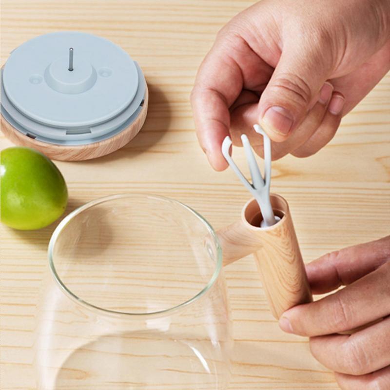 400ML zelfroerende koffiemok - Elektrische mengbeker van glas voor perfect gemengde dranken, keuken- en sportschoolgadget