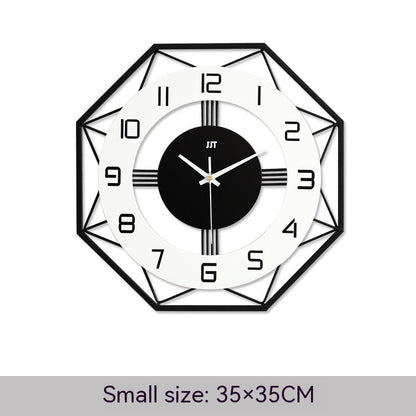 Nordic Minimalist Wall Clock | Silent | Modern Design | Home Decor | Living Room | Bedroom