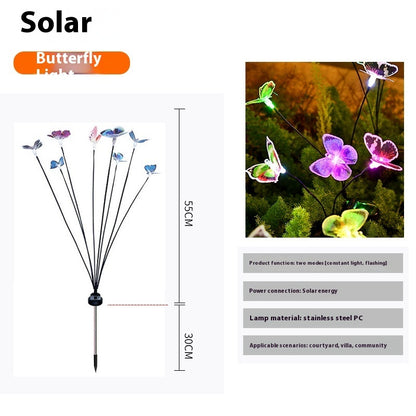 Solar Firefly Garden Lights: Waterproof and Eco-Friendly