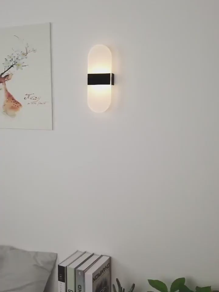 Magnetic Rechargeable Wall Lamp Simple Bedroom Bed